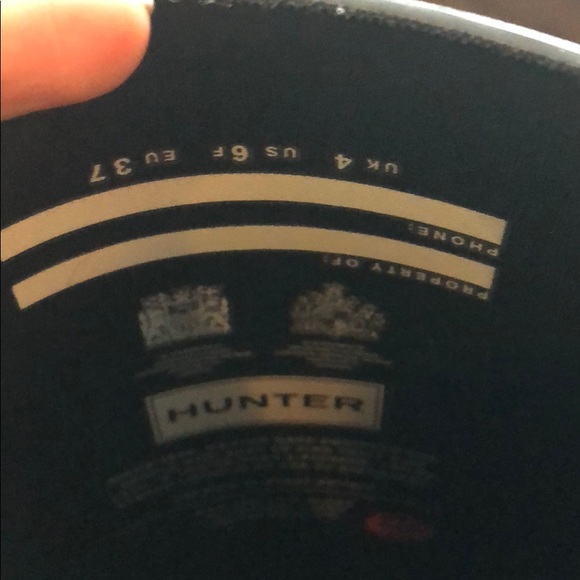 SOLD Hunter Rain Boots - Picture 6 of 6